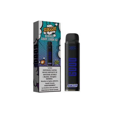 SLUGGER BLUE RAZZ GRAPE LEMON ICE DISPOSABLE VAPE